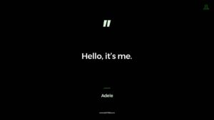 Adele Quote Hello Its Me
