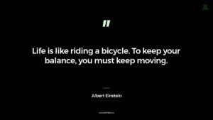 you must keep moving