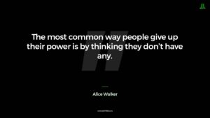 Alice Walker Quote The Most Common Way People