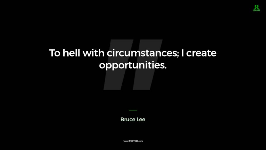 create opportunities.