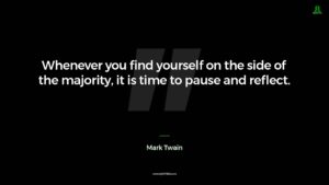 Mark Twain Quote Whenever You Find Yourself