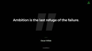 Oscar Wilde Ambition quotes